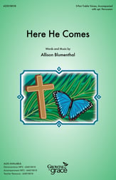 Here He Comes SSA choral sheet music cover